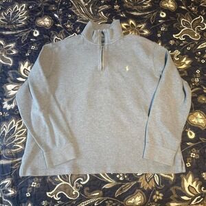 Ralph Lauren Light Blue Quarter-Zip Sweatshirt